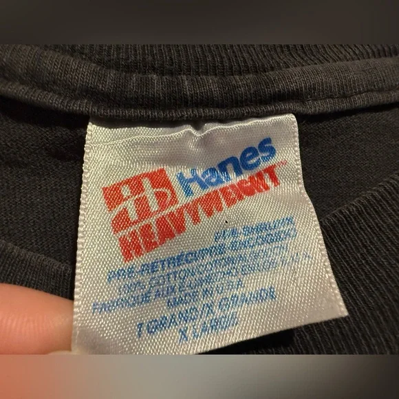 Vintage 90s Chicago Bulls Hanes Heavyweight Single Stitch T-Shirt Size XL RARE - Picture 6 of 10